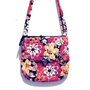 VERA BRADLEY Crossbody Bag Paisley Floral Quilted Designer w/ Original Store Bag